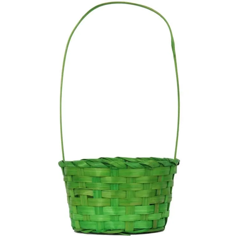 Koszyk Wielkanocny Do Święconki Fi 17 cm - Zielony