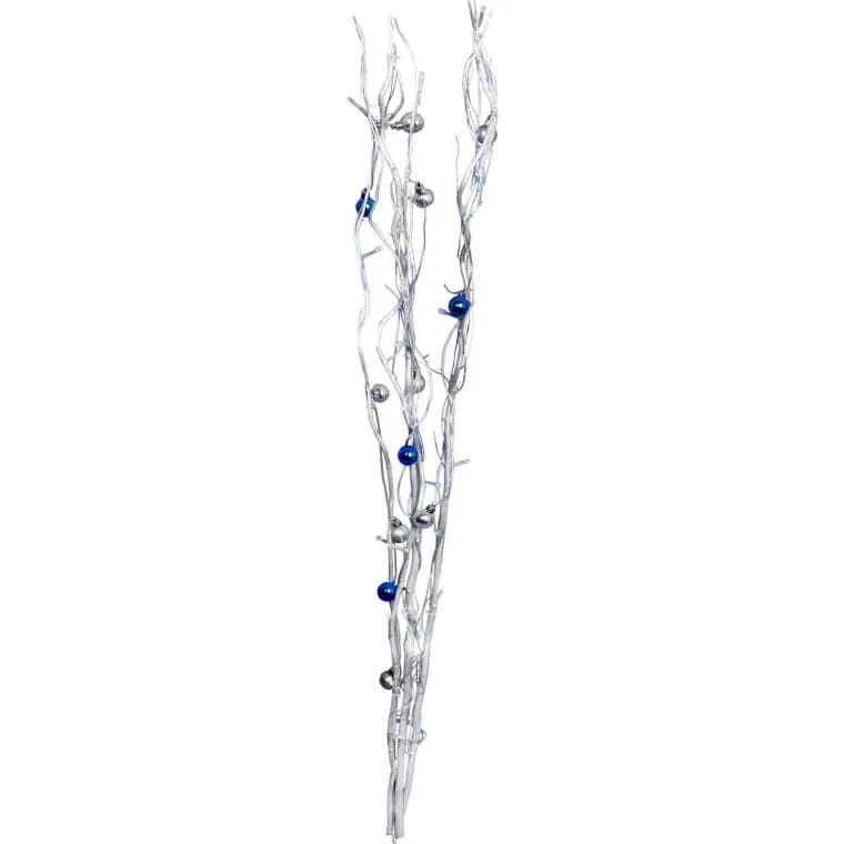 Biała, Świetlna Dekoracja LED - Gałązki, Wysokość 120 cm, Przeznaczenia W Pomieszczeniach