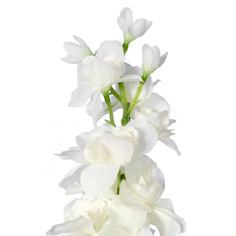 Ostróżka Dekoracyjna Wysoka 70cm - Biała