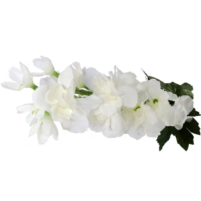 Ostróżka Dekoracyjna Wysoka 70cm - Biała