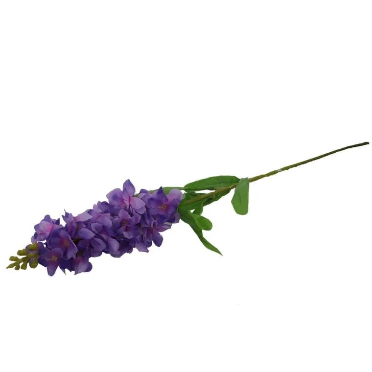 Sztuczna Lewkonia O Wyglądzie Żywego Kwiatu W Kolorze Wrzosowym O Wysokości 84cm