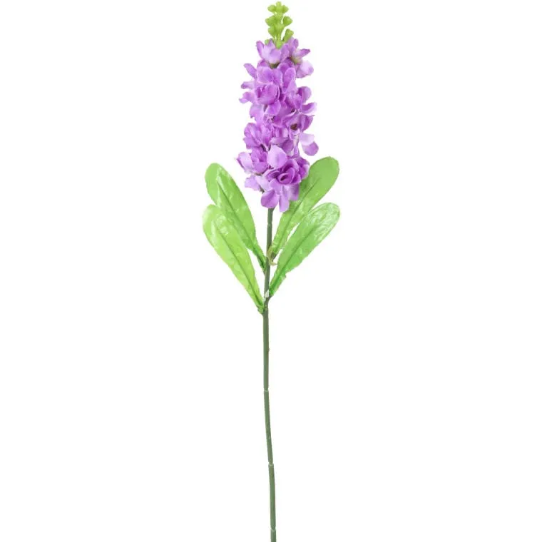 Sztuczna Gałązka Lewkonii Fioletowej - 55 cm
