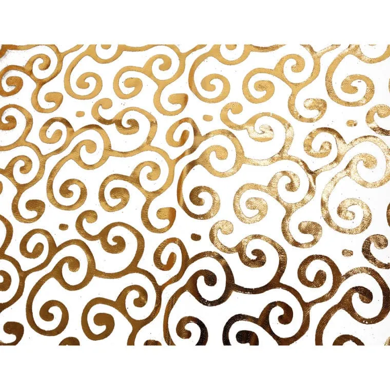 Obrus Z Organzy, Złoty, 200x150 cm, LST3053