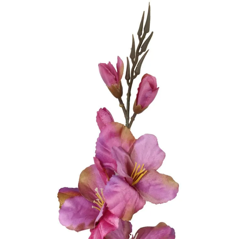 Sztuczny Kwiat Gladiola O Długości 70 cm W Odcieniach Jesieni - Różowy