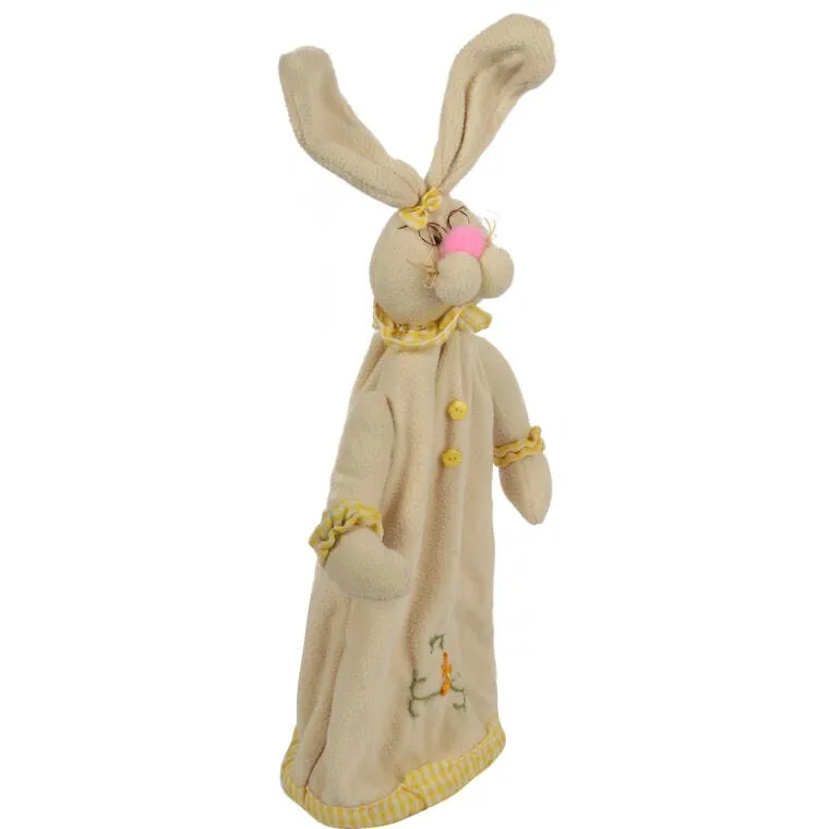 Zając Pluszowy Stojący Na Teleskopach 45cm - Żółty