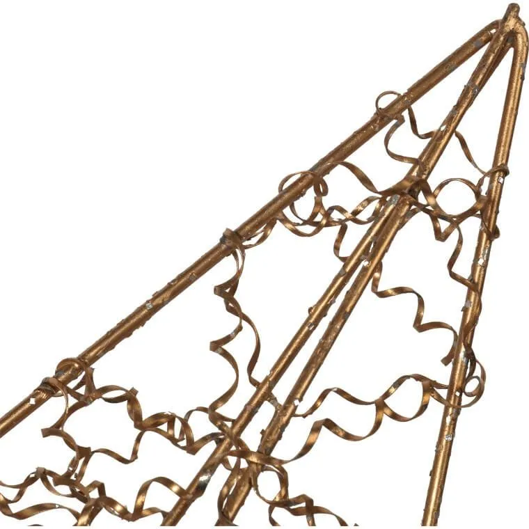 Gwiazda Zawieszka Na Choinkę Lub Okno, Drewniana, 30 cm - Złota