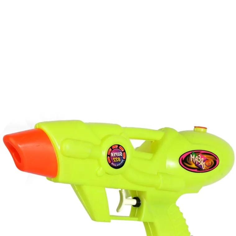 Żółty Super Pistolet Na Wodę Z Innowacyjnym Systemem Ciśnienia - 21 cm