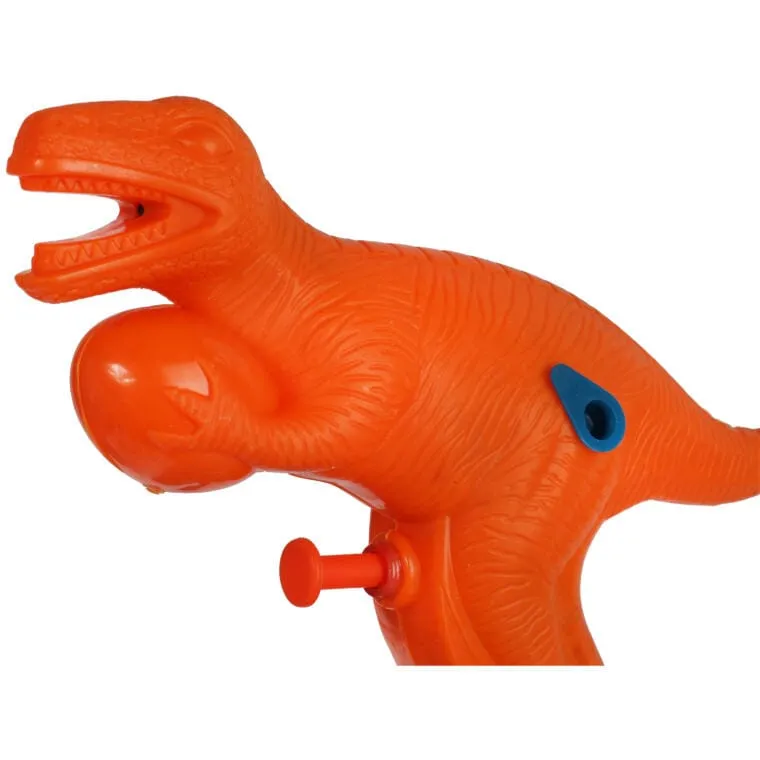 Pistolet Na Wodę Psikawka 11 cm Dinozaur - Pomarańczowy