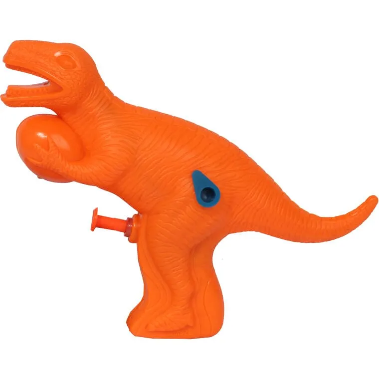 Pistolet Na Wodę Psikawka 11 cm Dinozaur - Pomarańczowy