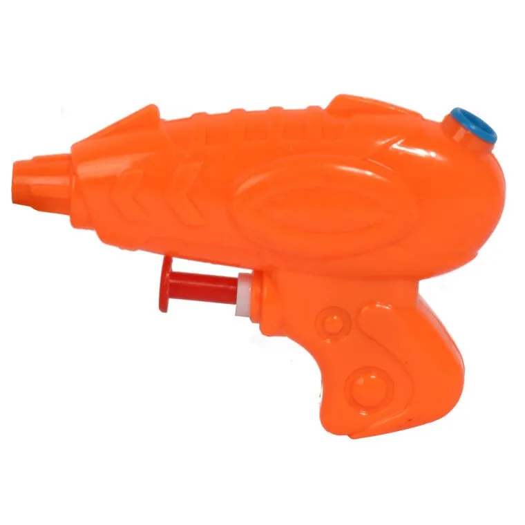 Pistolet Na Wodę Typu Psikawka, Mini Wersja 9cm, Kolor - Pomarańczowy