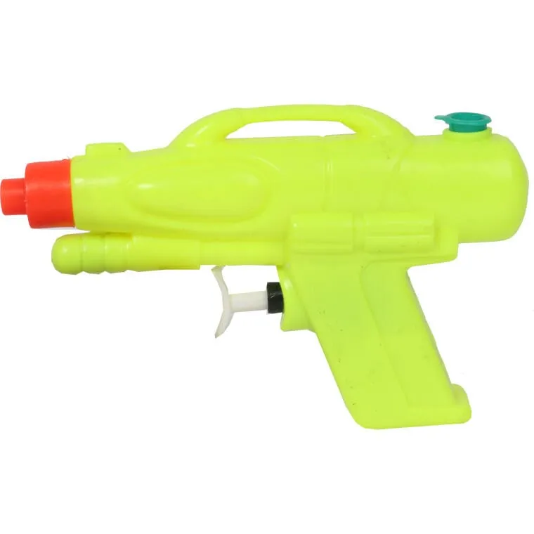Mały Pistolet Na Wodę O Oryginalnej Stylistyce 12x9cm - Żółty