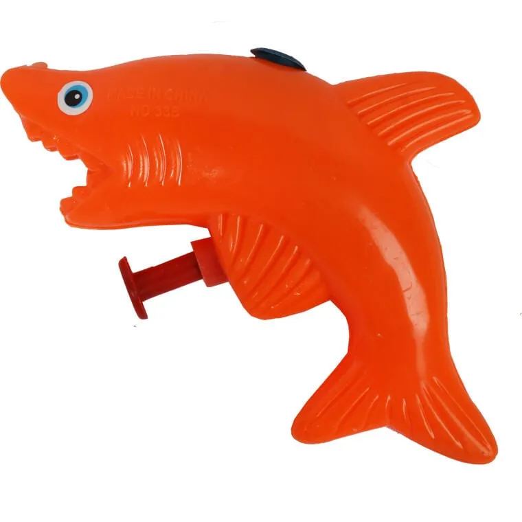 Pistolet Na Wodę Psikawka 10cm Rekin - Pomarańczowy
