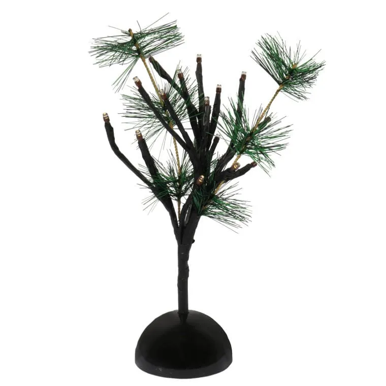 Drzewko Świetlne Modrzew 30 cm Z 20 LED - Dekoracja Wewnętrzna Na Baterie