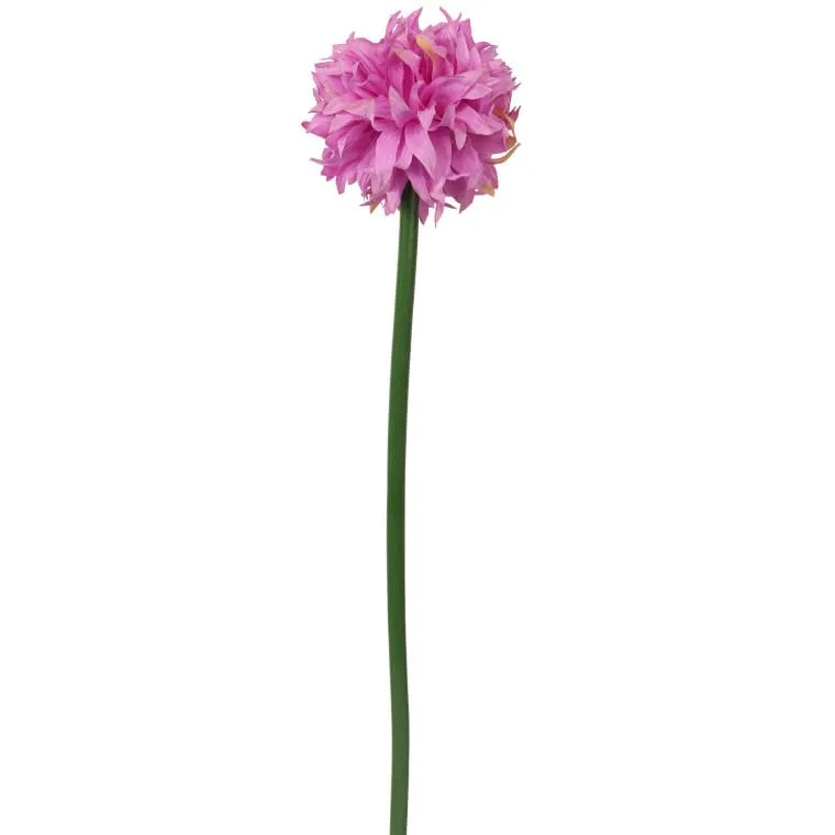Sztuczny Kwiat Czosnek W Kolorze Jasnego Fioletu, Wysokość 78 cm