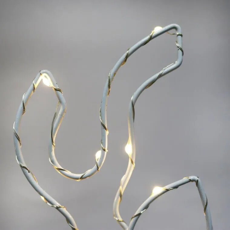 Dekoracja Świetlna LED - Renifer Ciepły Biały 45 cm Zasilanie Bateryjne Do Użytku Wewnętrznego