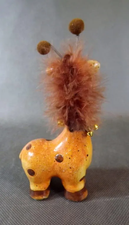 Figurka W Kształcie Żyrafy 16x7 cm
