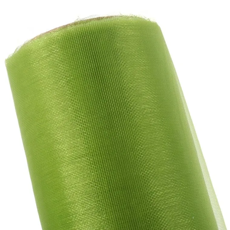 Organza Do Dekoracji O Szerokości 12 cm I Długości 9 m - Zielona