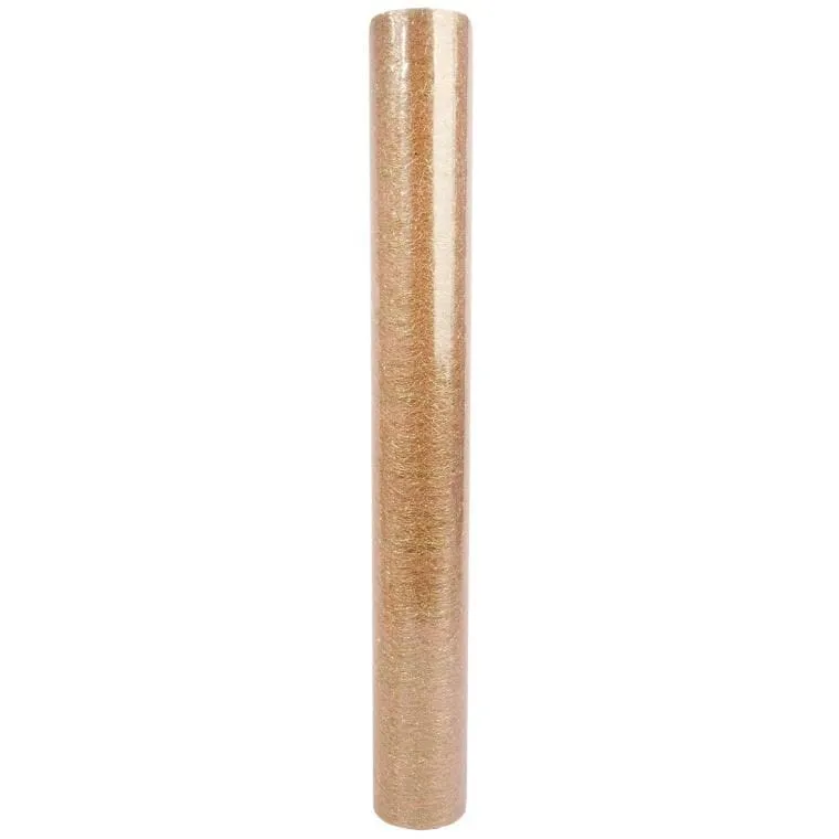 Organza Brokatowa 50cm X 10m Na Dekoracje I Kompozycje Kwiatowe - Złota