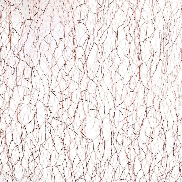Organza Brokatowa Na Dekoracje I Kompozycje Kwiatowe, Pomarańczowa, 50 cm X 10 m