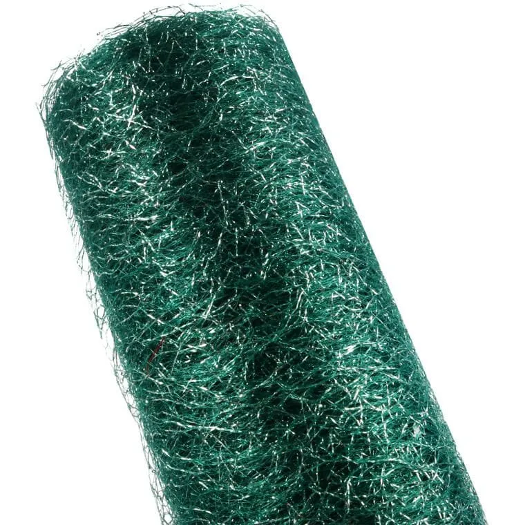 Organza Brokatowa 0,50 x 10 m - Zielona