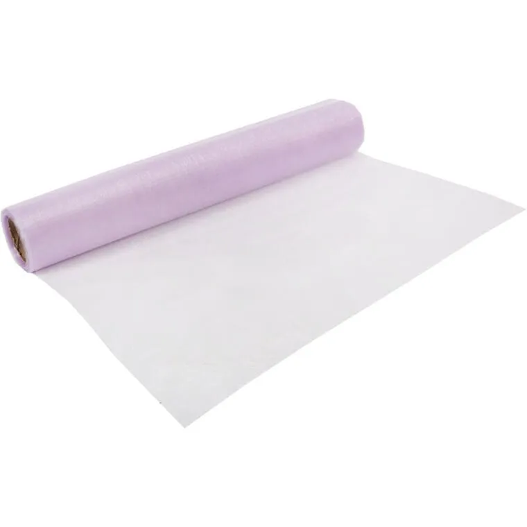 Organza Dekoracyjna 36 cm Na Szpuli Do Dekoracji I Kompozycji Florystycznych - Fioletowa