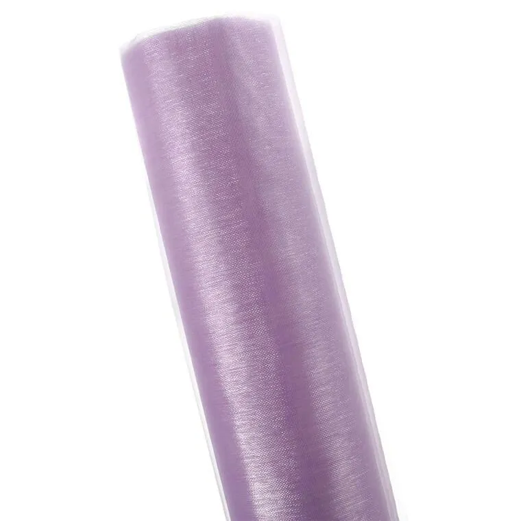 Organza Dekoracyjna 36 cm Na Szpuli Do Dekoracji I Kompozycji Florystycznych - Fioletowa
