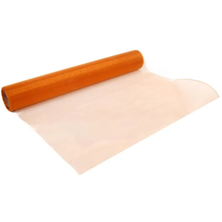 Organza Dekoracyjna 36 cm Na Szpuli Do Dekoracji I Kompozycji Florystycznych - Miedziana