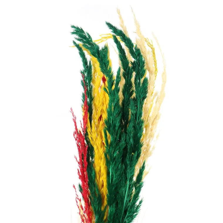 Wielkanocna Palma Ręcznie Robiona Z Naturalnych Materiałów, 70cm, Kolor - Kremowy