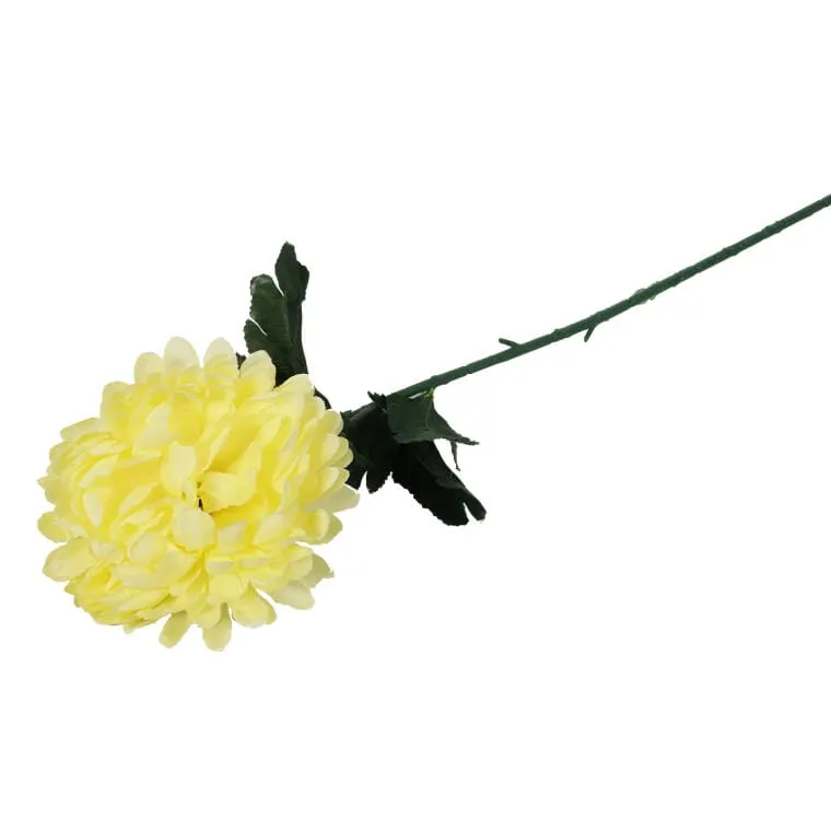 Sztuczna Chryzantema Kremowa 50 cm - Dekoracja Na Wszystkich Świętych