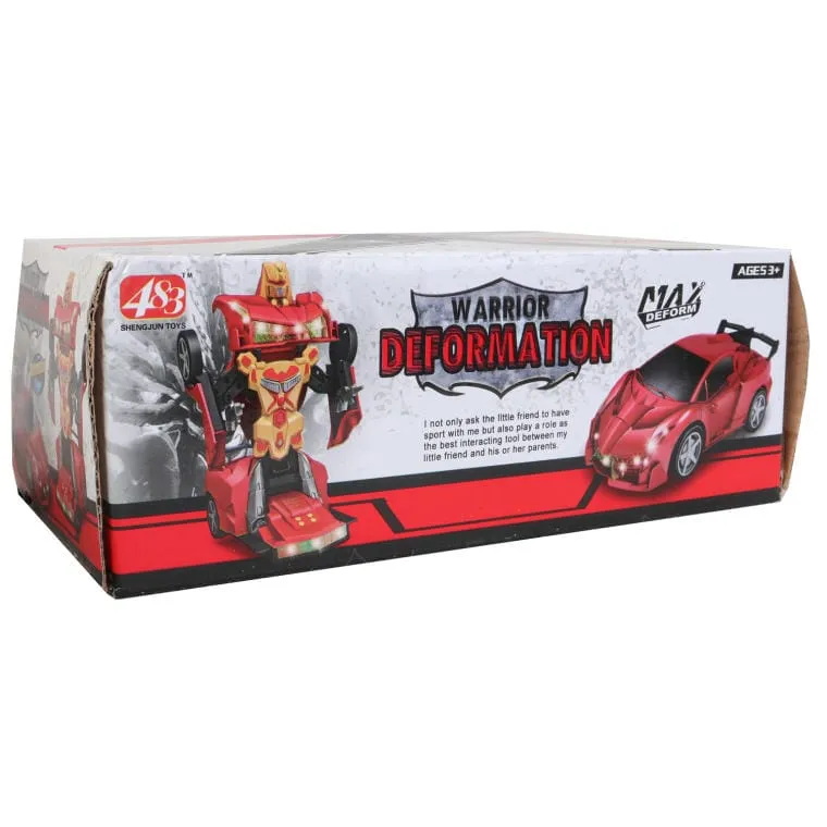 Transformer Samochód Robot - Żółty