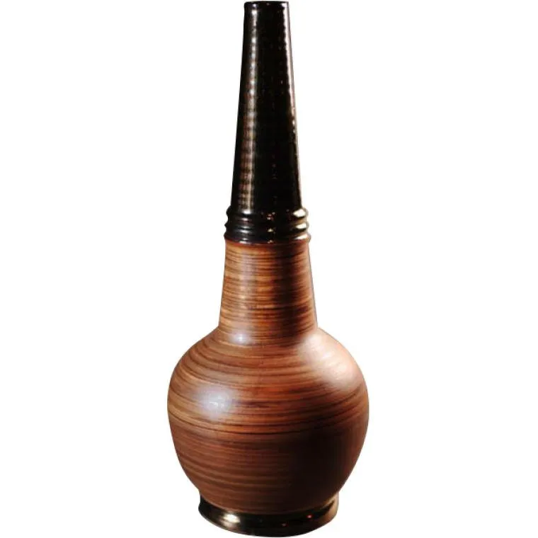 Wazon Wysoki 20x20x51 cm - Brązowy