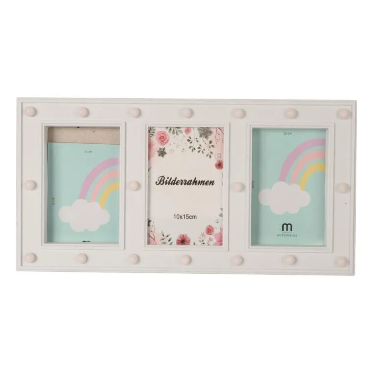Ramka Dekoracyjna Z Podświetleniem LED 40x20cm - Biała