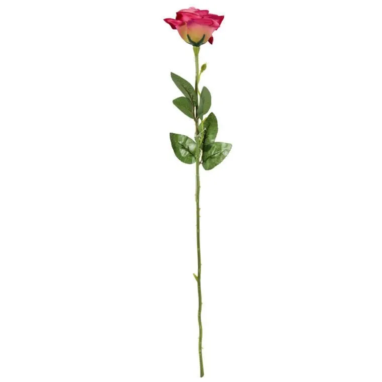 Róża 62 cm Kolor Ciemno - Różowy