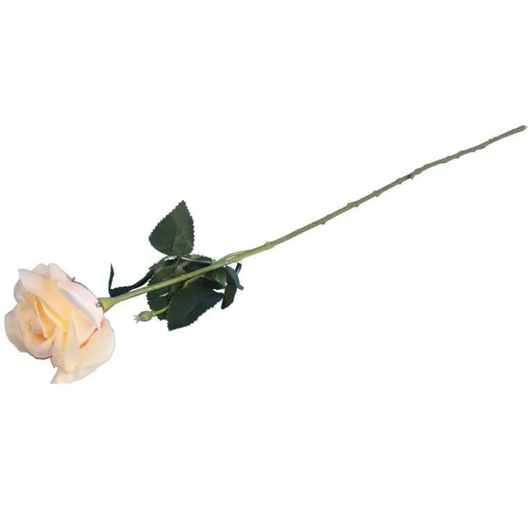 Róża 62 cm Kolor - Kremowy