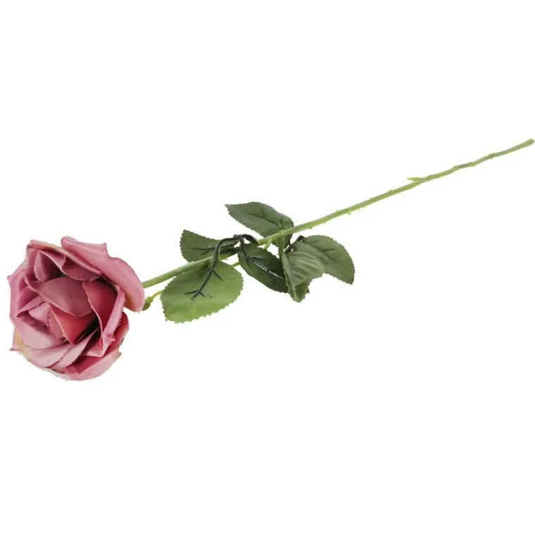 Róża 62 cm Kolor - Różowy