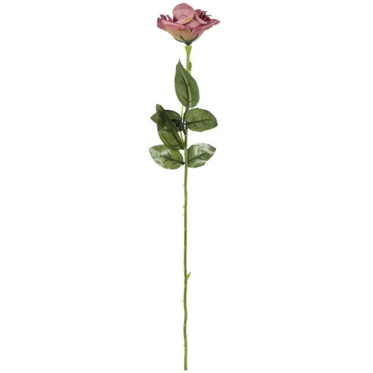 Róża 62 cm Kolor - Różowy