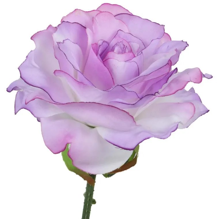 Sztuczna Róża 68 cm - Fioletowa