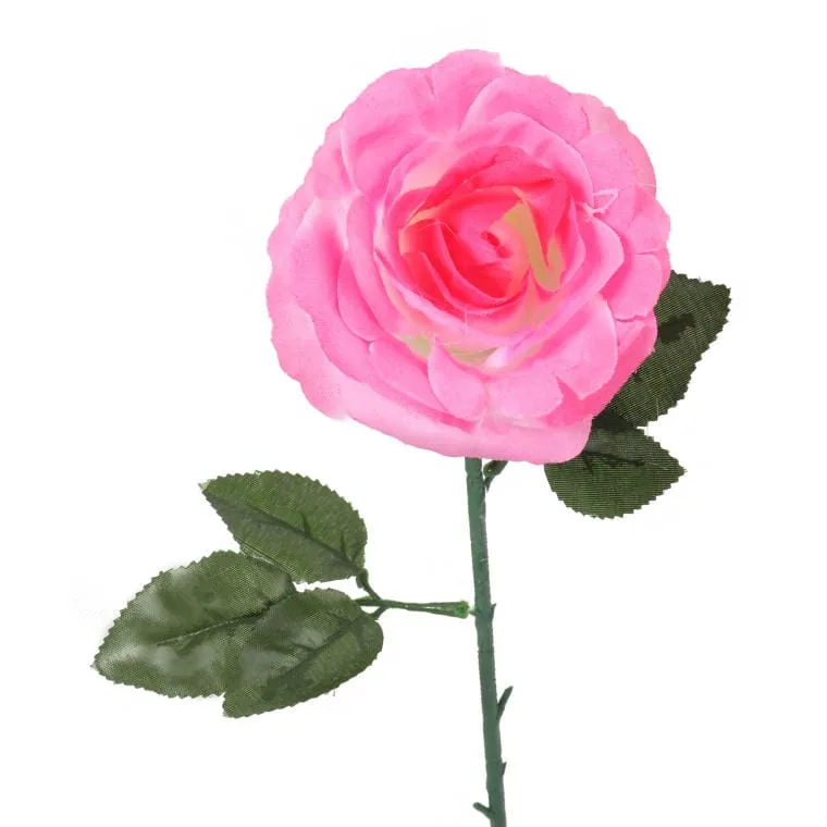Róża Pojedynka 68 cm W Kolorze Różowym