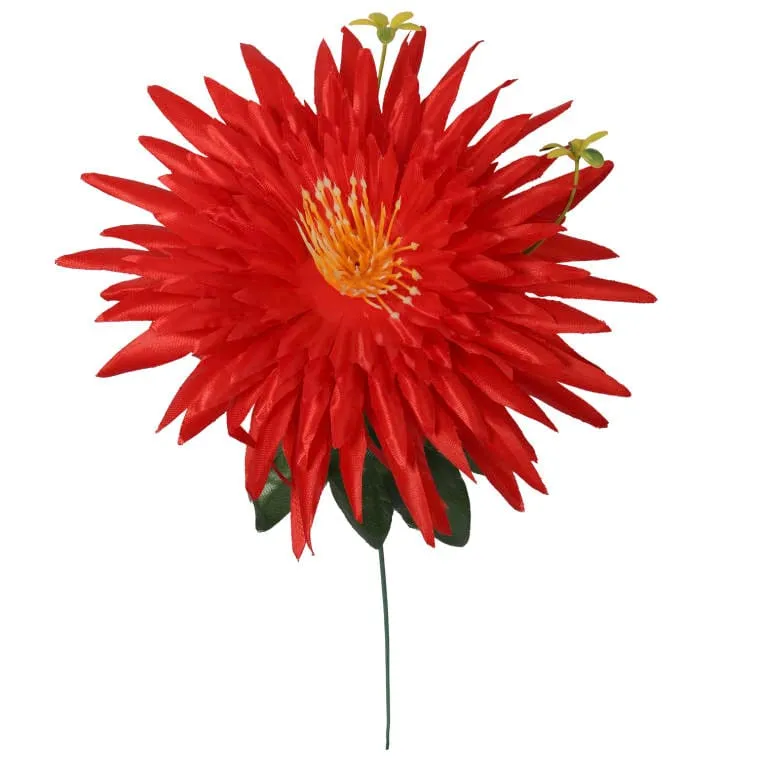 Sztuczny Kwiat Aster O Wysokości 55 cm - Czerwony