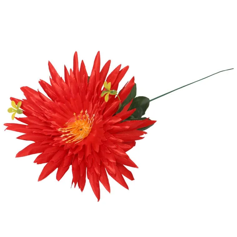 Sztuczny Kwiat Aster O Wysokości 55 cm - Czerwony