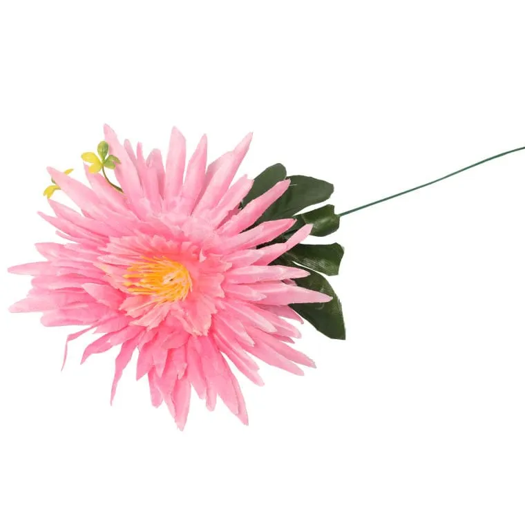 Sztuczny Kwiat Aster W Kolorze Różowym, 68 cm