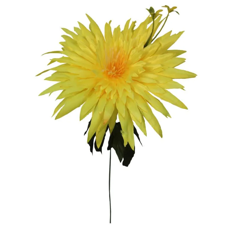 Sztuczny Kwiat Aster O Wysokości 55 cm - Żółty