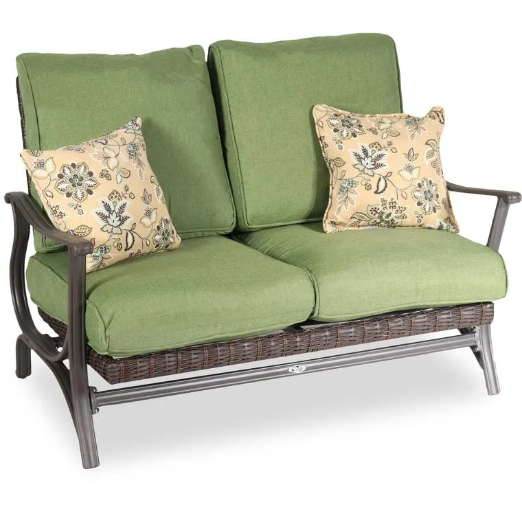Zestaw Mebli Ogrodowych - Sofa, 2 Fotele I Stolik, Kolonialny Brąz