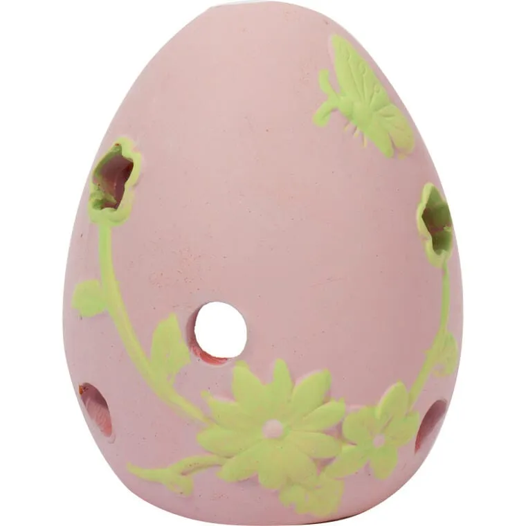 Ceramiczny Lampion W Kształcie Jajka - 12 cm