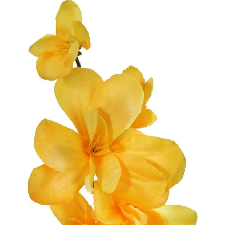 Storczyk Gałązka Kolor Ciemno 66 cm - Żółta