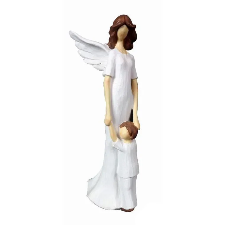 Ciepły Opiekun - Elegancka Figurka Anioła Stróża