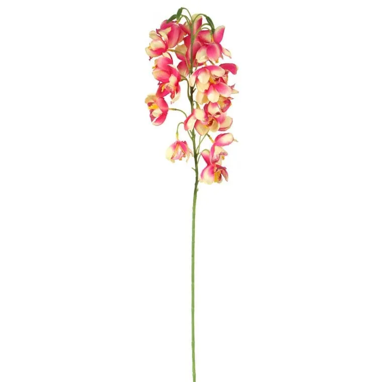 Gałązka Storczyka Dzwonkowatego W Kolorze Łososiowym 84 cm