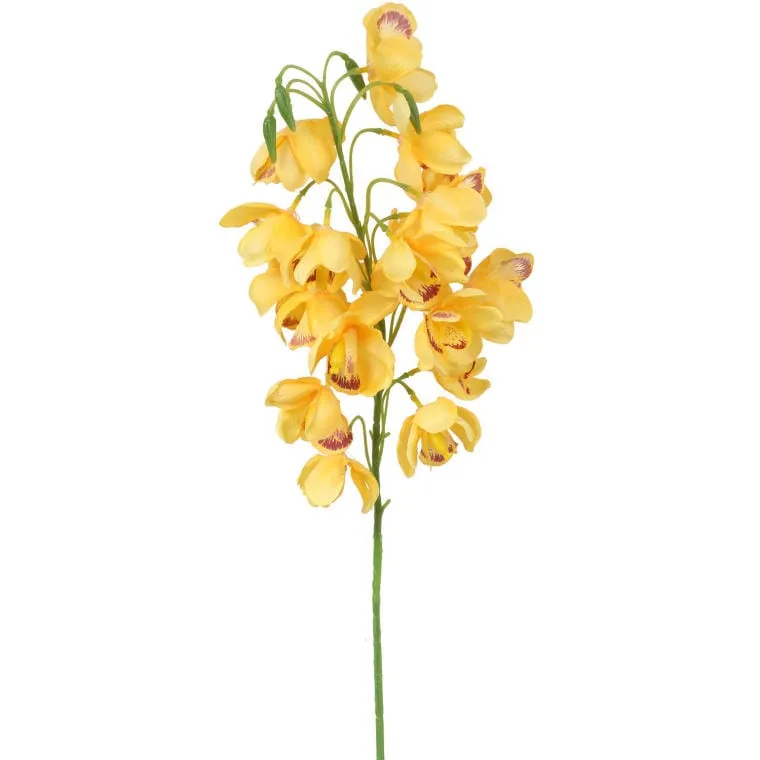 Gałązka Storczyka Dzwonkowatego W Kolorze Żółtym 84 cm