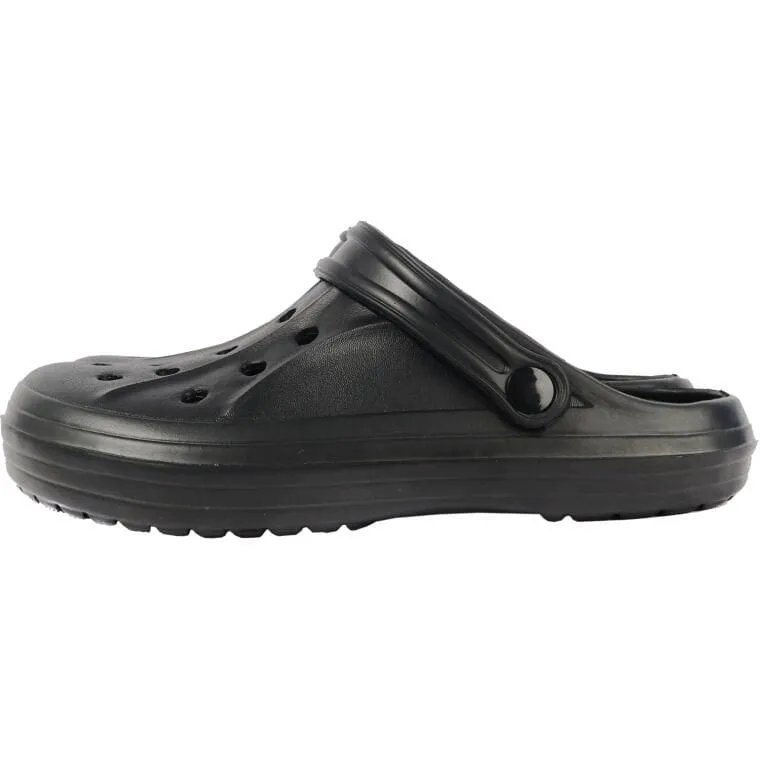 MĘSKIE KLAPKI Ogrodowe/Basenowe Buty LEKKIE Chodaki PIANKOWE 43 - CZARNE