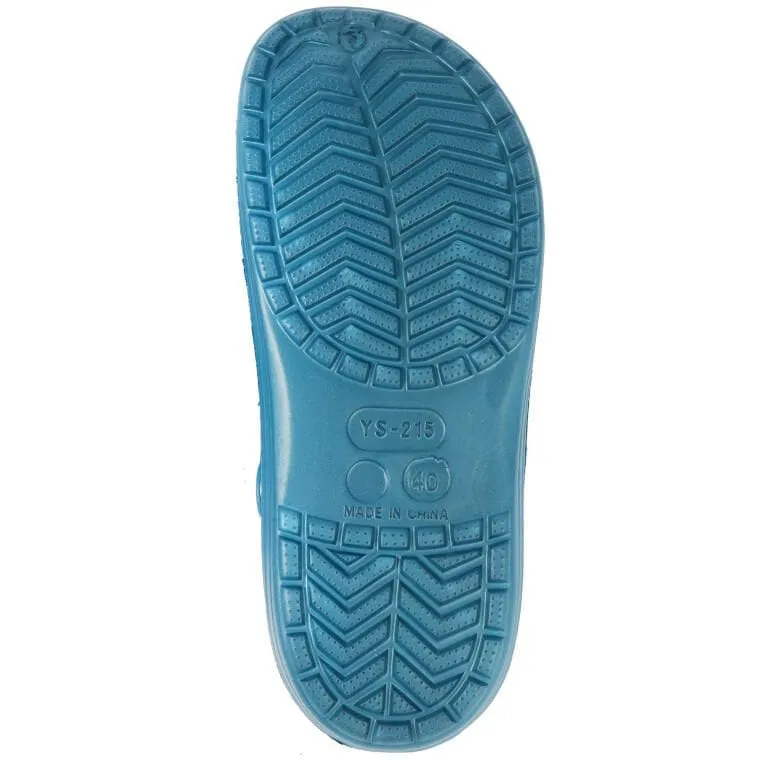 MĘSKIE KLAPKI Ogrodowe/Basenowe Buty LEKKIE Chodaki PIANKOWE NIEBIESKIE 41